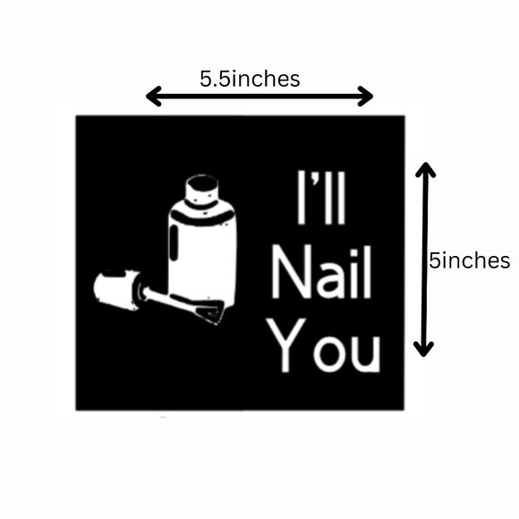 I'll Nail You-Vinyl Decals-Cool Sticker-Funny Sticker-Laptop Sticker - Picture 2 of 4